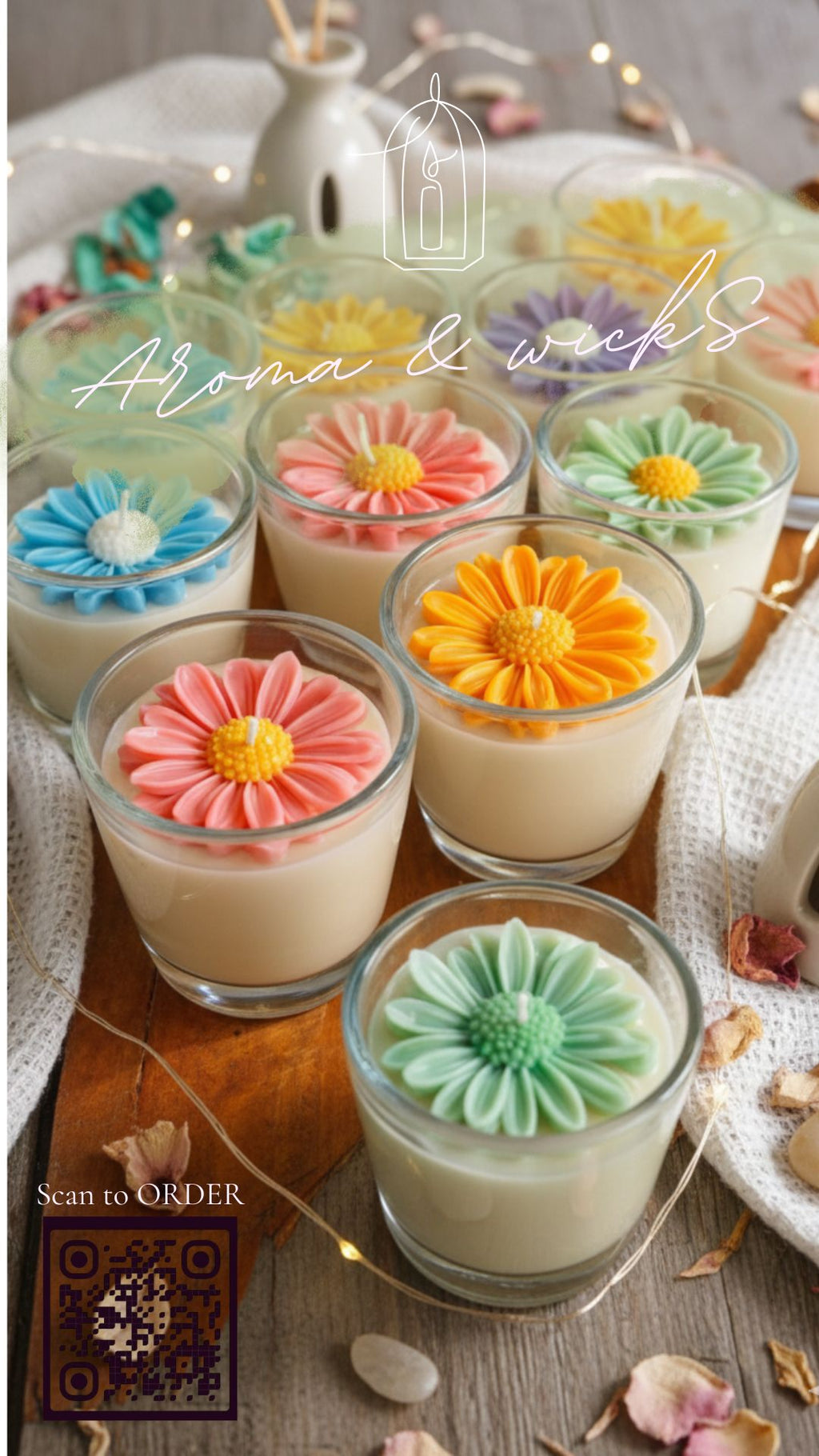 Petal Blossom Candle